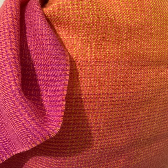 Gorgeous Baby Alpaca Wrap, Made in Peru, Pink and Orange, Rare - Picture 14 of 16